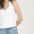 thumbnail image 5 of Bloom Girl, Button Front Halter Top, Sizes XS-XL, 5 of 5