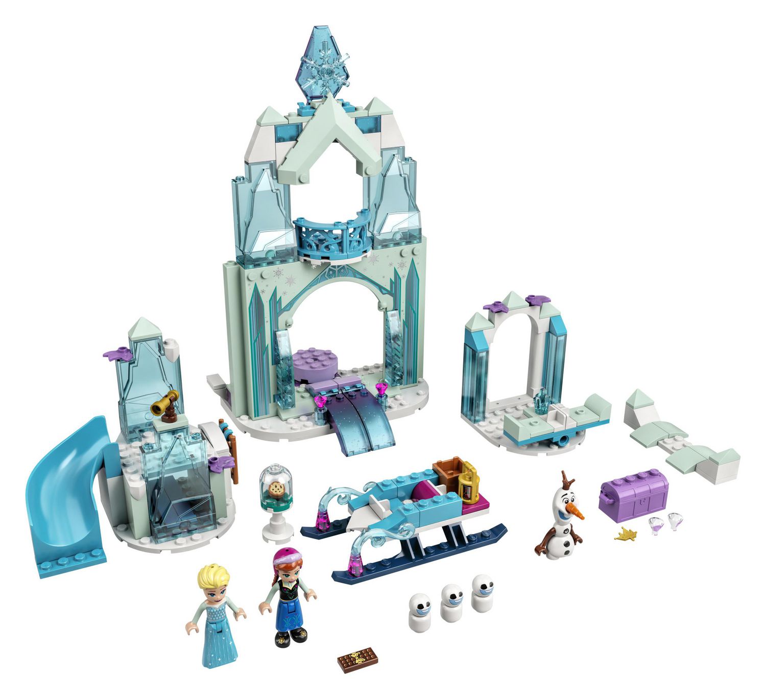 LEGO Disney Anna and Elsa’s Frozen Wonderland 43194 Toy Building Kit (154  Pieces)