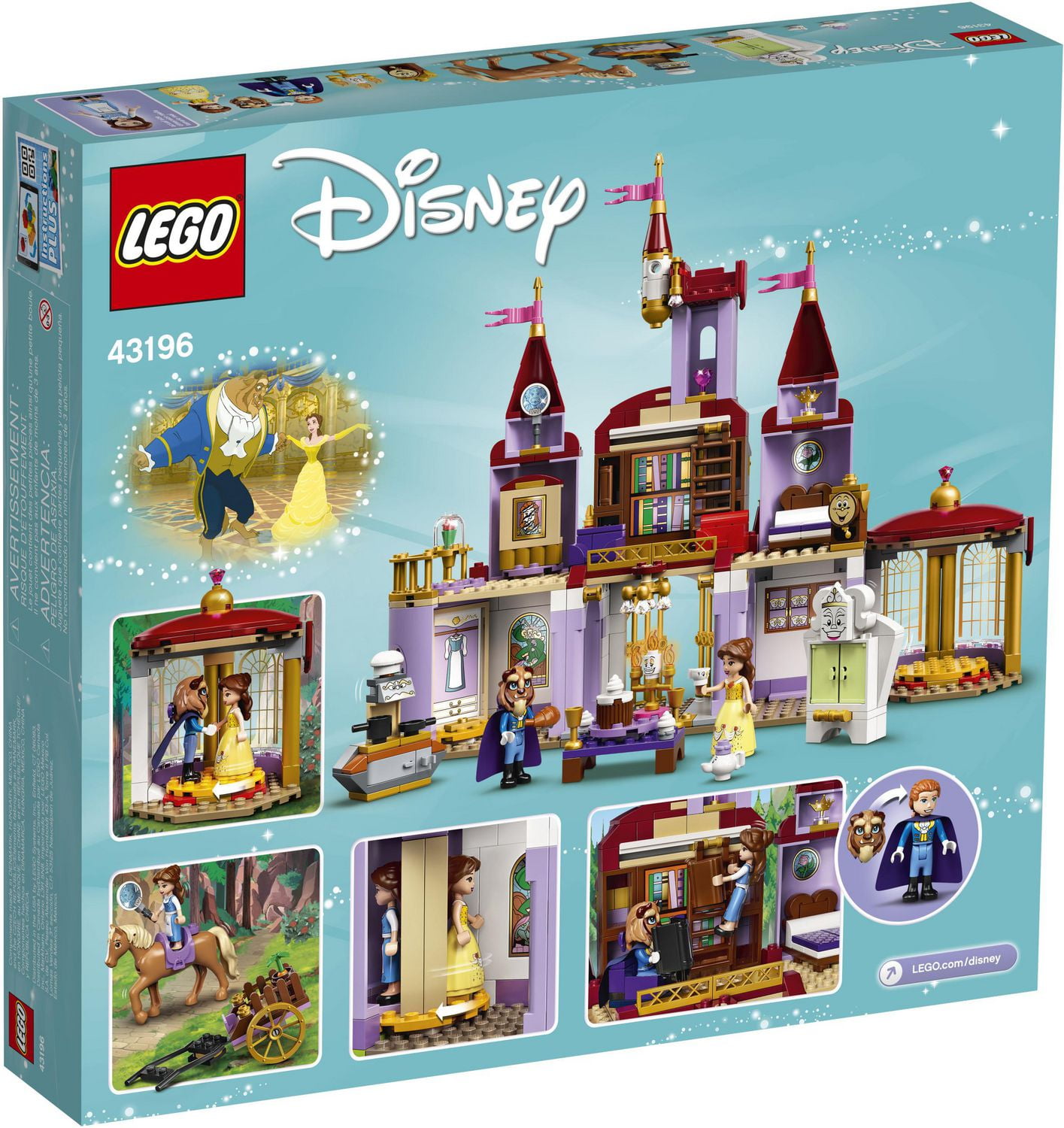 LEGO Disney 43196 Belle and the Beast s Castle