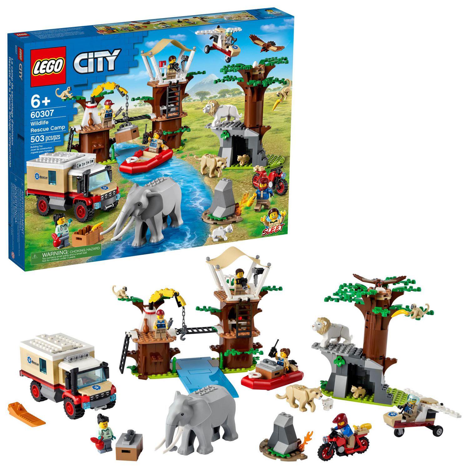 LEGO City Farm Les animaux de la grange et de la ferme 60346 Ensemble de  construction (230 pièces) Comprend 230 pièces, 4+ ans 