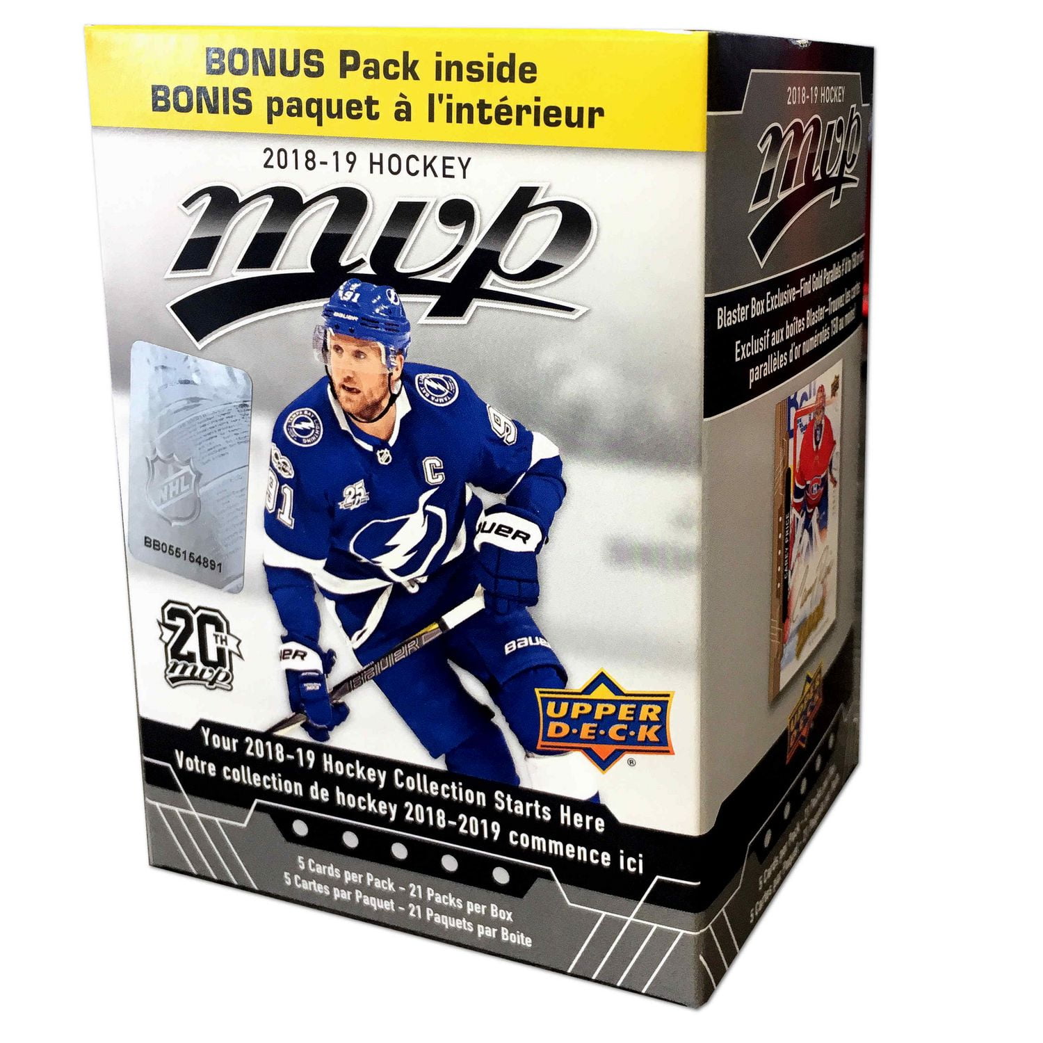 2018 19 Upper Deck MVP Hockey Value Box Trading Cards Walmart Canada