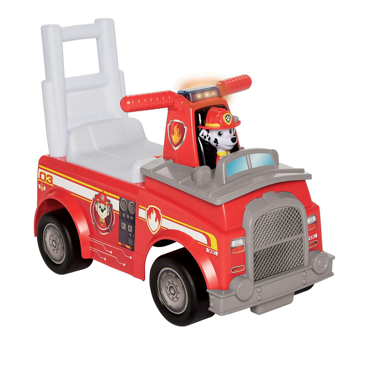 Paw patrol fire cheap truck ride on walmart