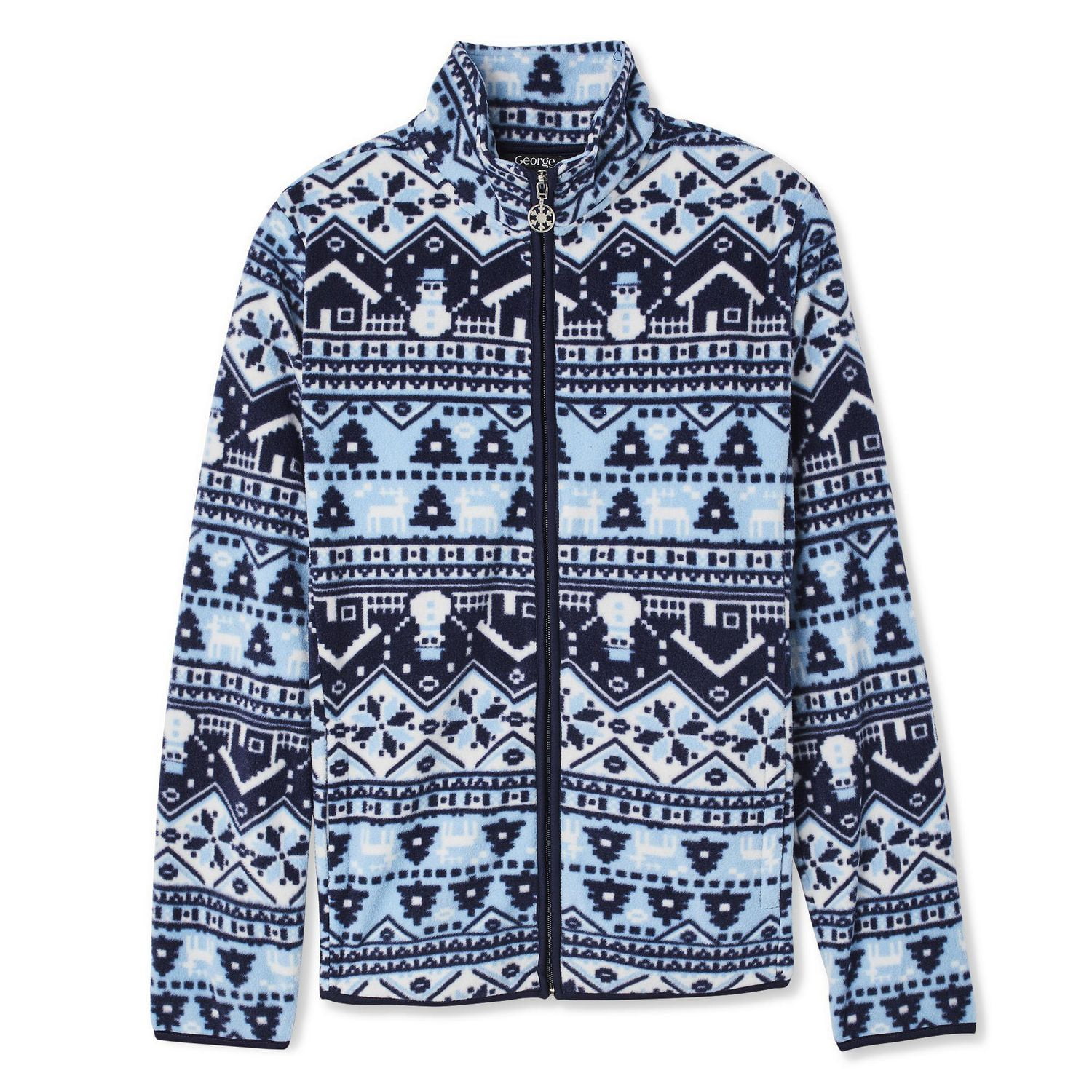 Chandail en molleton à manches longues imprimé sur l’ensemble George pour femmes