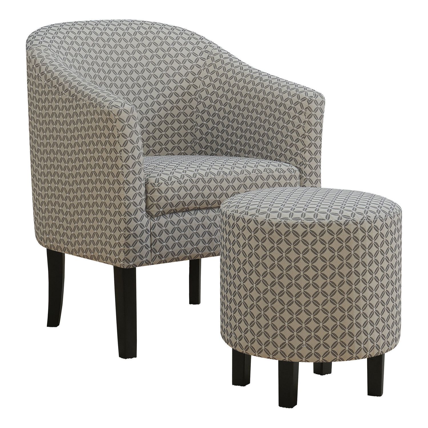 Modern Accent Chair With Ottoman Canada 