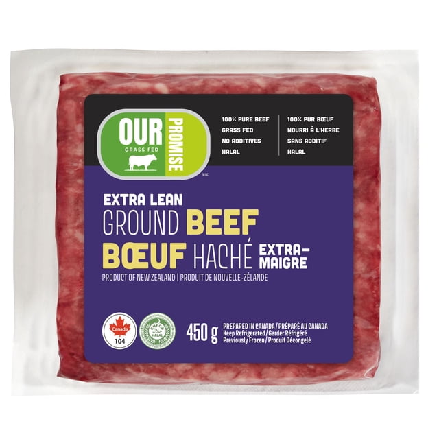 Our Promise Extra Lean Ground Beef, OP XLean Ground Beef 450 gr