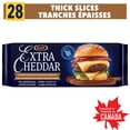 thumbnail image 1 of Kraft Extra Cheddar Process Cheese Product Thick Slices, 28 ct Pack, 1 of 10