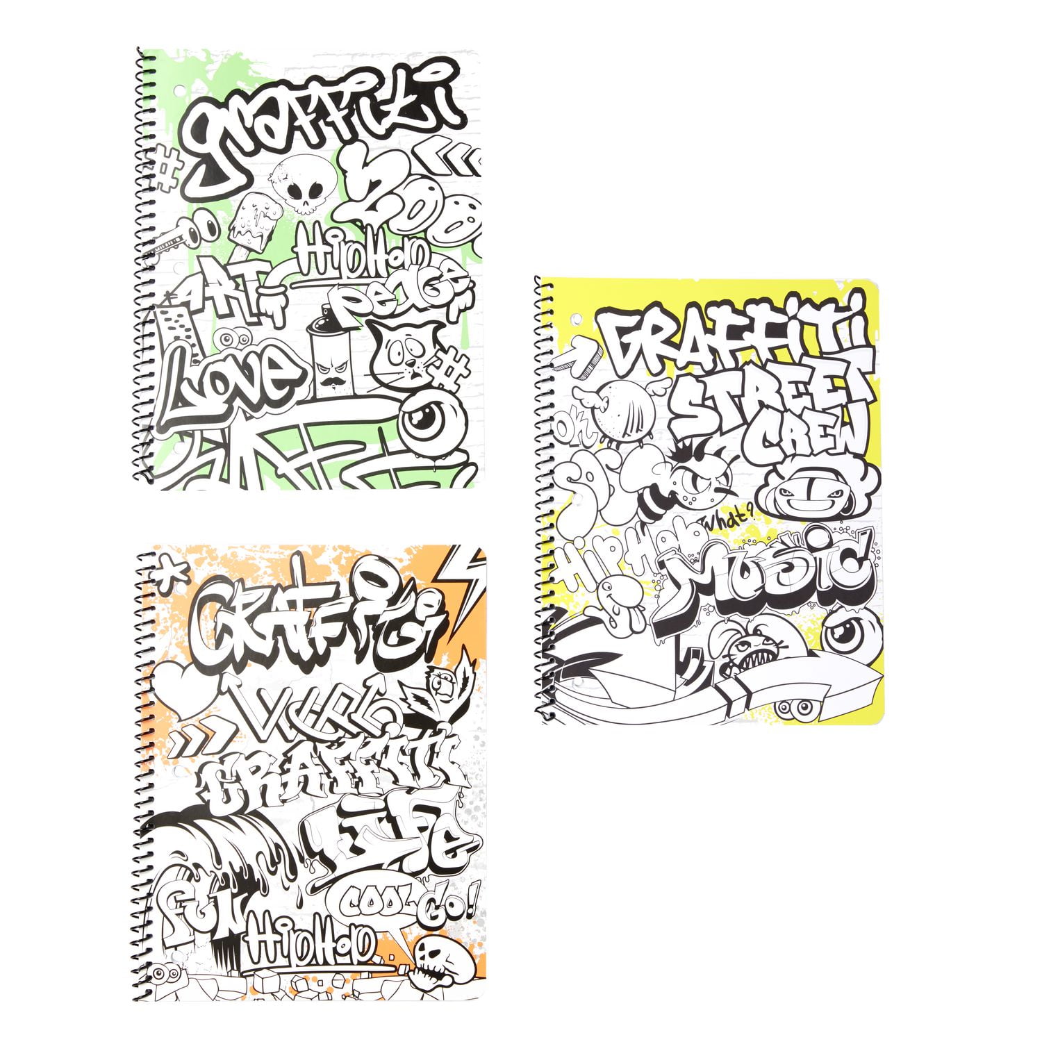 Markings by C.R. Gibson Ink It Graffiti 1-Subject Notebook | Walmart Canada