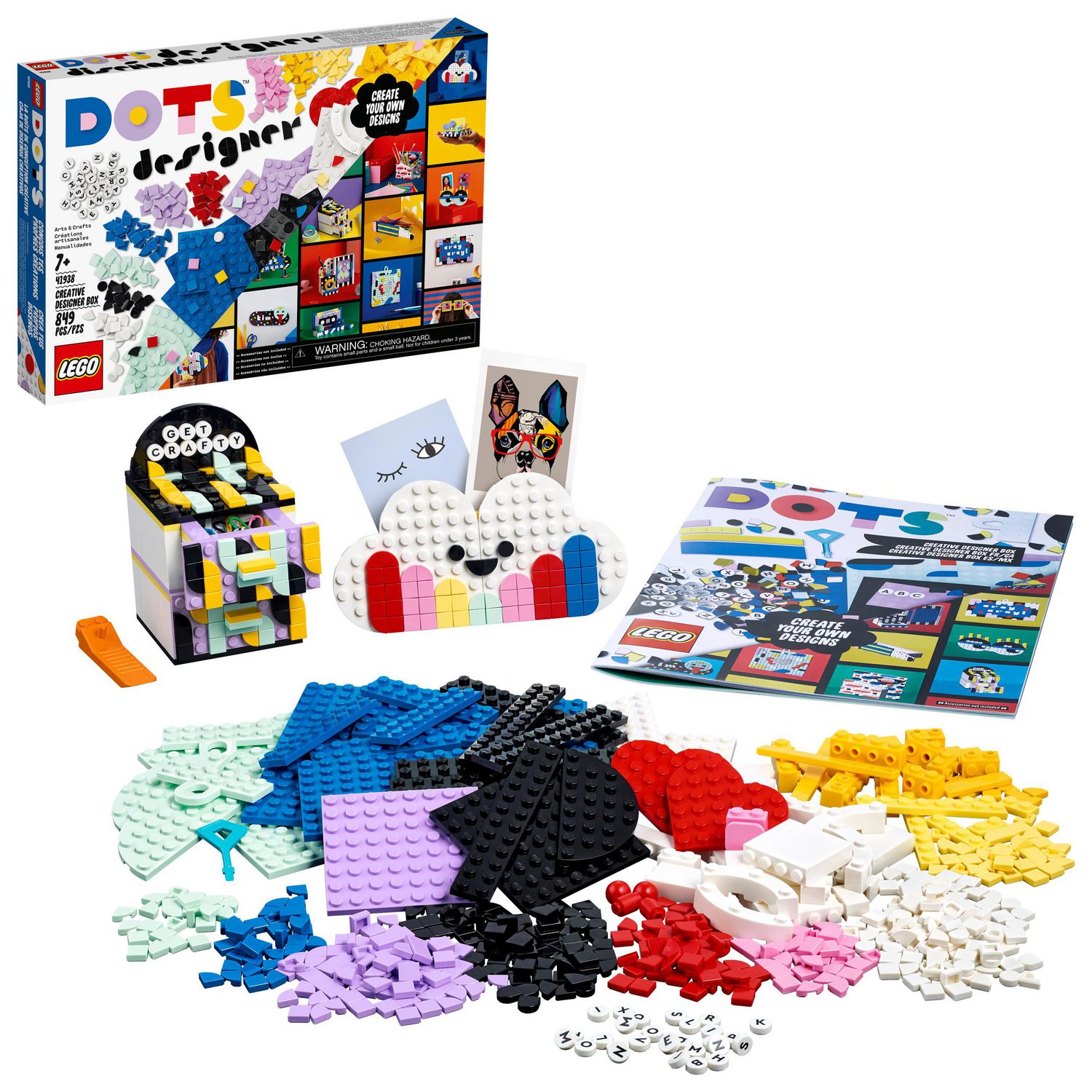 LEGO DOTS Stitch-on Patch 41955 DIY Craft Decoration Set (95 Pieces) 