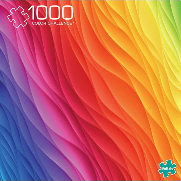 Buffalo Games Vivid Collection Le puzzle Color Challenge en 1000 pièces