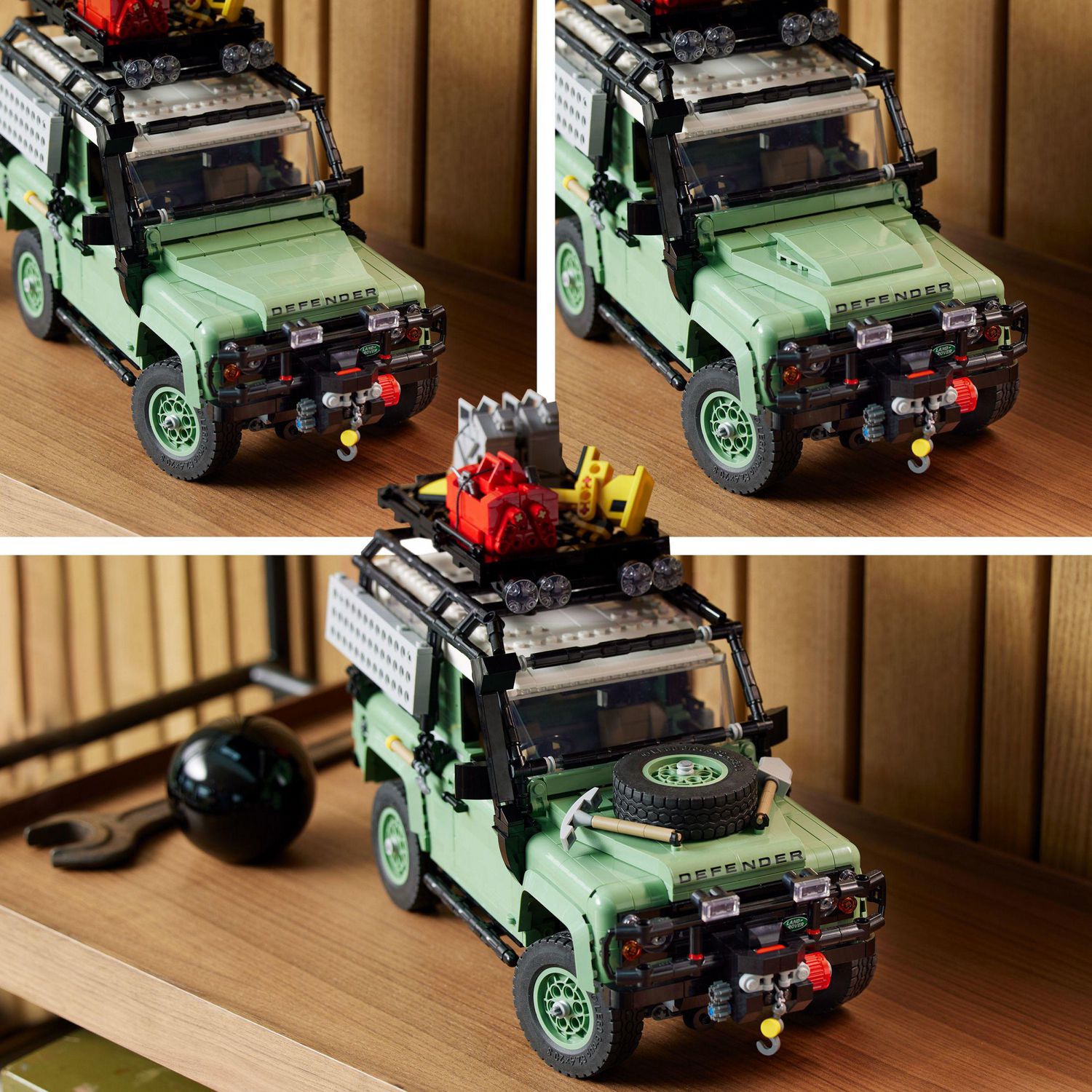 LEGO Icons Land Rover Classic Defender 90 10317 Model Car Building Set for Adults and Classic Car Lovers this Immersive Project based on an Off Road