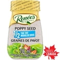 thumbnail image 1 of Vinaigrette Graines De Pavot Une bouteille de 355 ml Vinaigrette Graines de pavot Renée’s, 1/2 du gras de notre vinaigrette ordinaire aux graines de pavot, 1 of 8