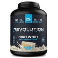 thumbnail image 1 of Revolution Nutrition, High Whey, Protein Powder 6LB, Whey Isolate of Protein, 73 Servings, Gluten Free, Lean Muscle Mass For Men & Women, Vanilla Cake, 1 of 8
