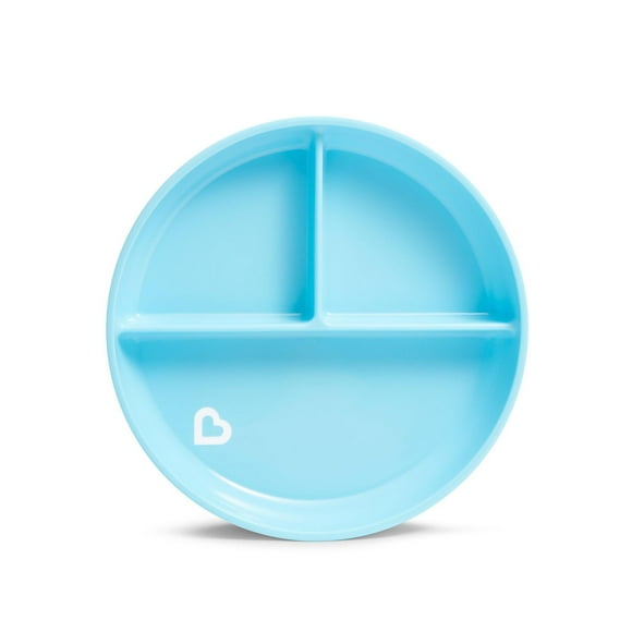 Assiette Stay Put avec ventouse Munchkin,  la couleur peut varier Assiette avec ventouse