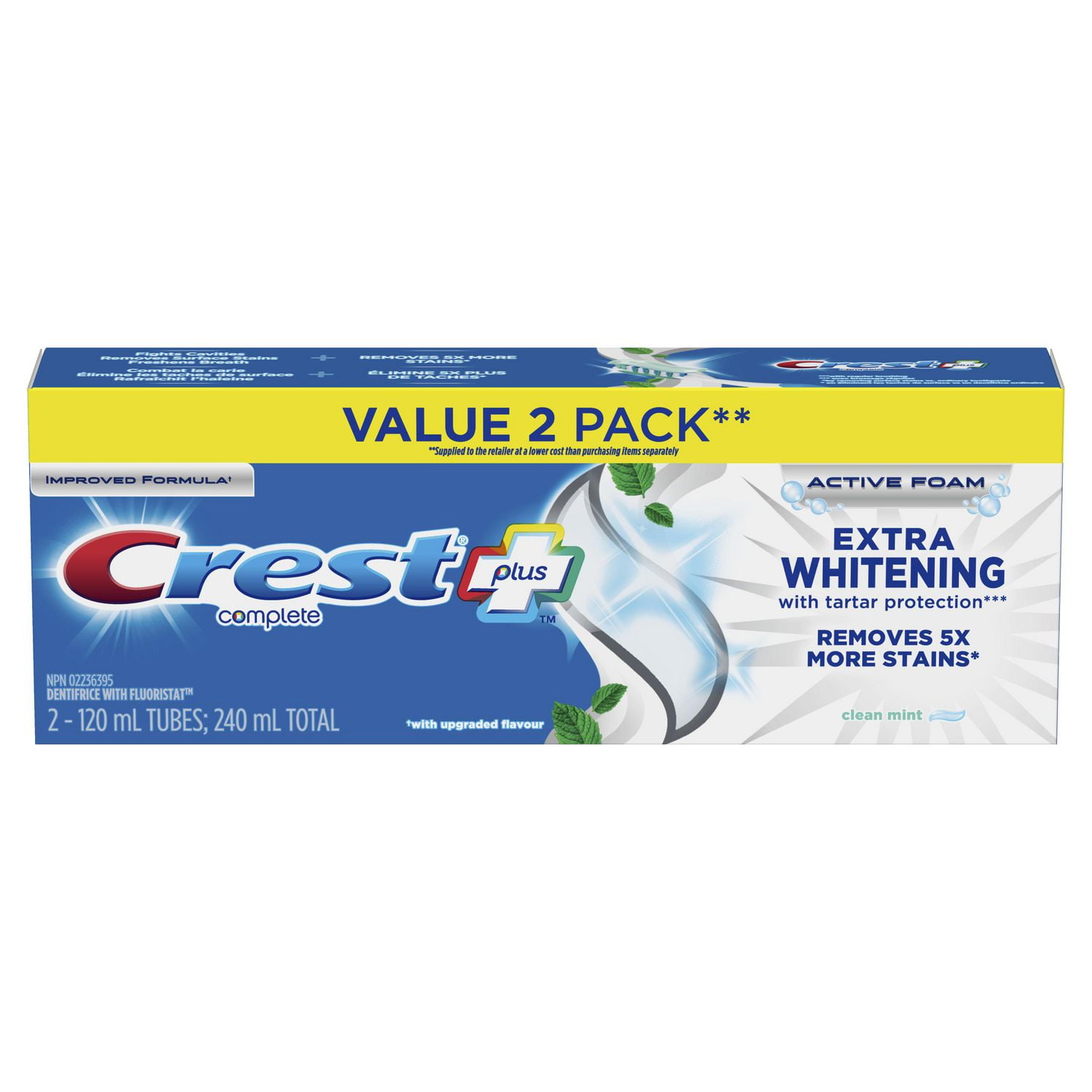 crest plus complete extra whitening