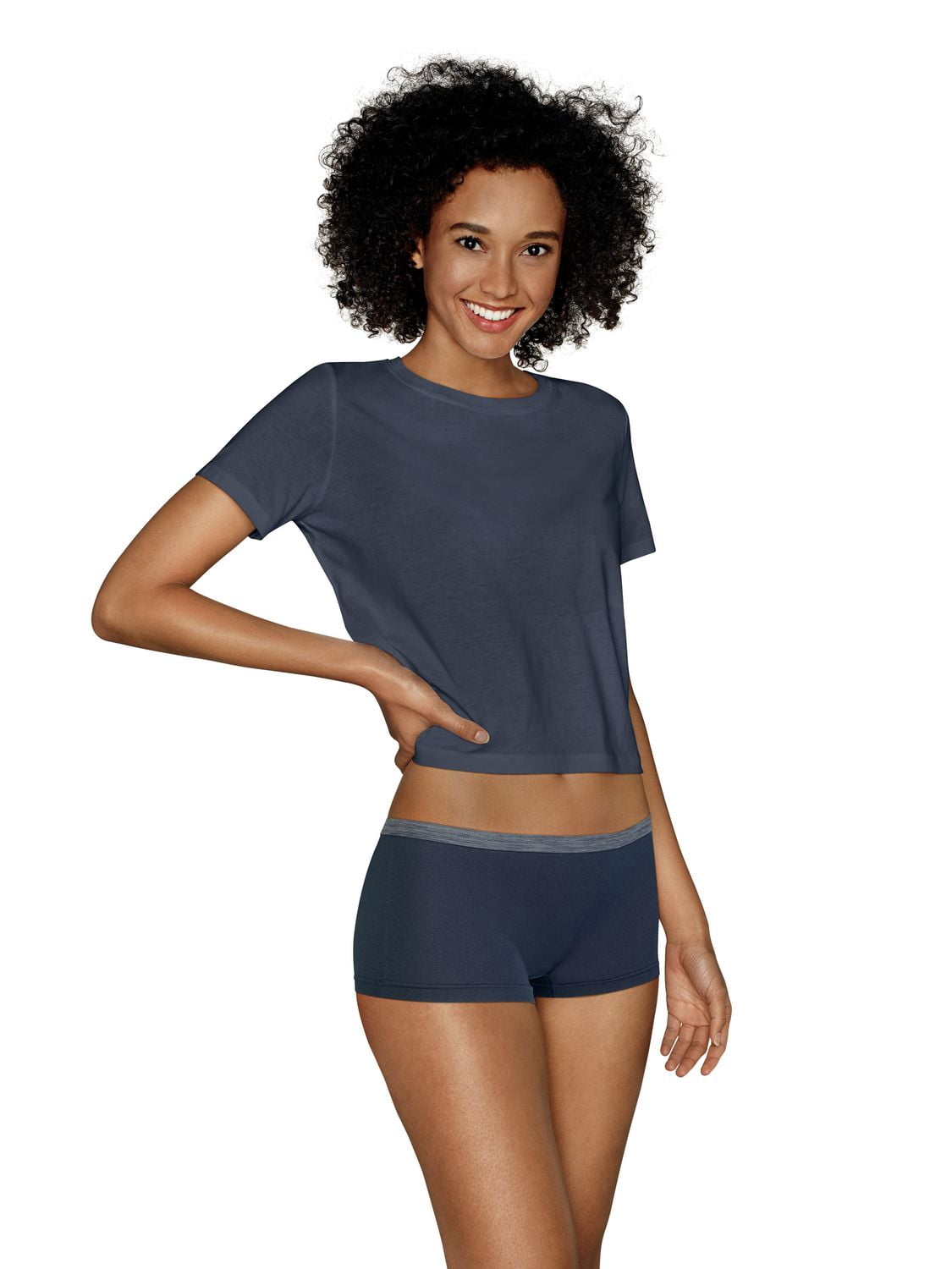 Hanes Women's Comfort Flex Fit Seamless Boyshort - Pack of 4