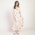 thumbnail image 1 of Bloom Girl, robe longue à manches courtes, tailles TP à TG, 1 of 4