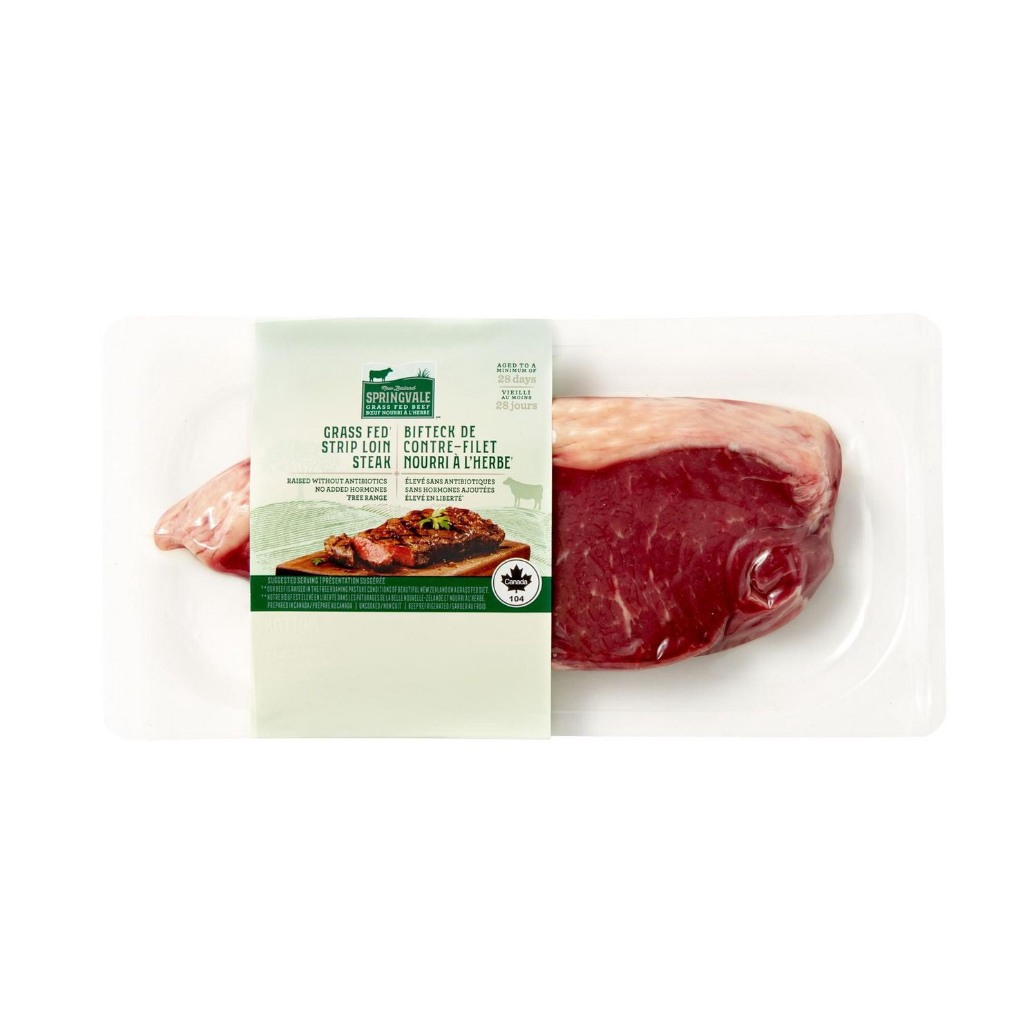 Springvale Grass Fed Striploin Beef Steak