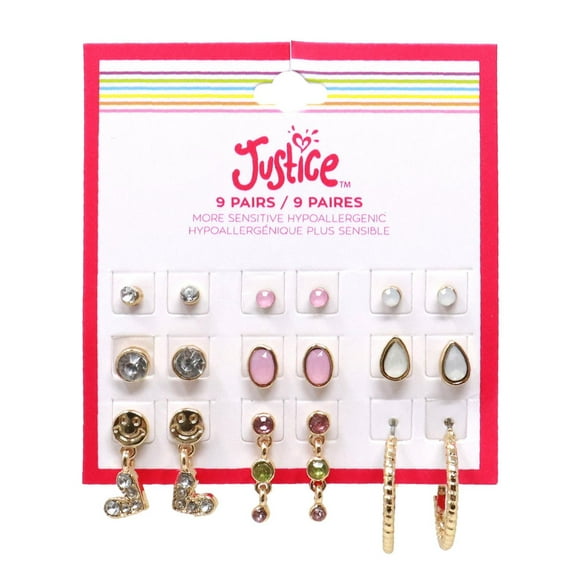 Paquet de Boucles d'oreilles Justice
