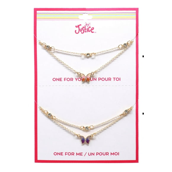 Justice BFF necklace