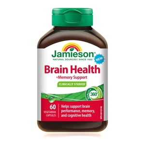 Jamieson Brain Health & Support mémoire, 60 Nombre