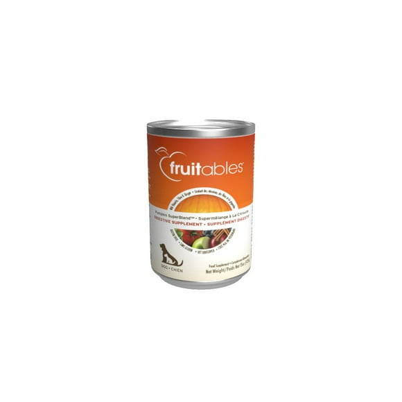 Fruitables Pumpkin SuperBlend Dog Digestive Food Supplement Topper, 425g Can