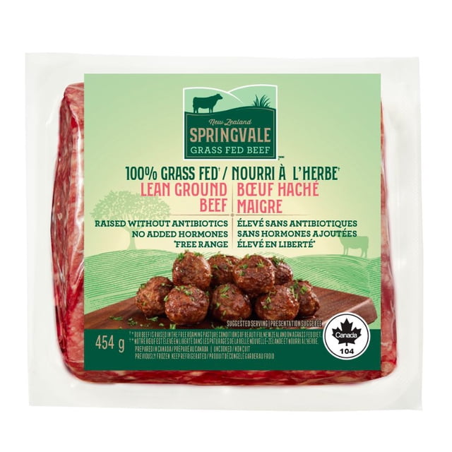 Springvale Grass Fed Lean Ground Beef, Springvale Lean Ground Beef