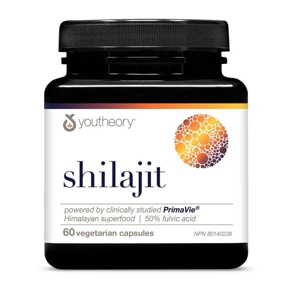 Youtheory Shilajit Capsules, 500 mg, 60 Count