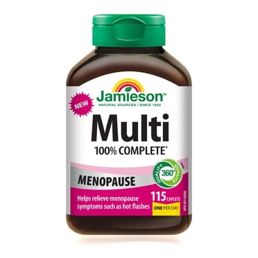 Jamieson 100% Complete Menopause Multivitamin, 115 Count