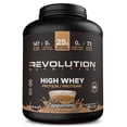thumbnail image 1 of Revolution Nutrition, High Whey, Protein Powder 6LB, Whey Isolate, 25g of Protein Per Scoop, 2700 g, 73 Servings, Gluten Free, Lean Muscle Mass For Men & Women, Iced Cappuccino (6 Pounds), 1 of 8