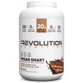 thumbnail image 1 of Revolution Nutrition, Vegan Smart, Vegan Protein Powder, 20g Of Protein Per Scoop, 908g, 26 Servings, Dairy Free, Plant Based, Sugar Free, Soy Free, Keto Friendly, For Men & Women, Coffee Mousse Cake (2 Pounds), 1 of 9