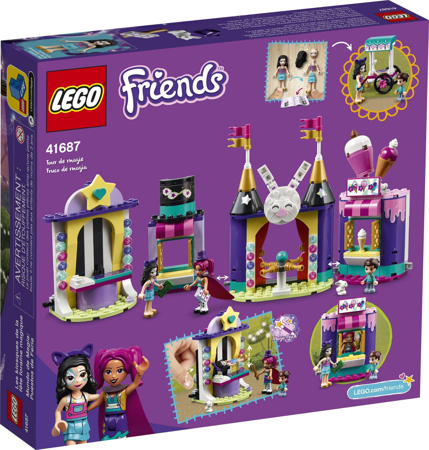 LEGO Friends Magical Funfair Stalls 41687 Toy Building Kit (361