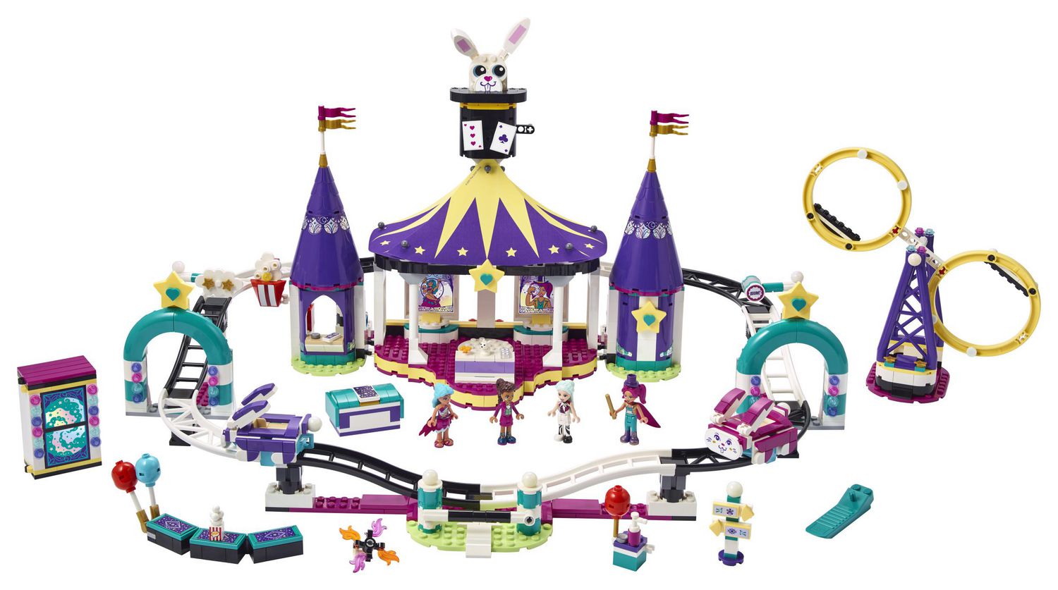 LEGO Friends Magical Funfair Roller Coaster 41685 Toy Building Kit