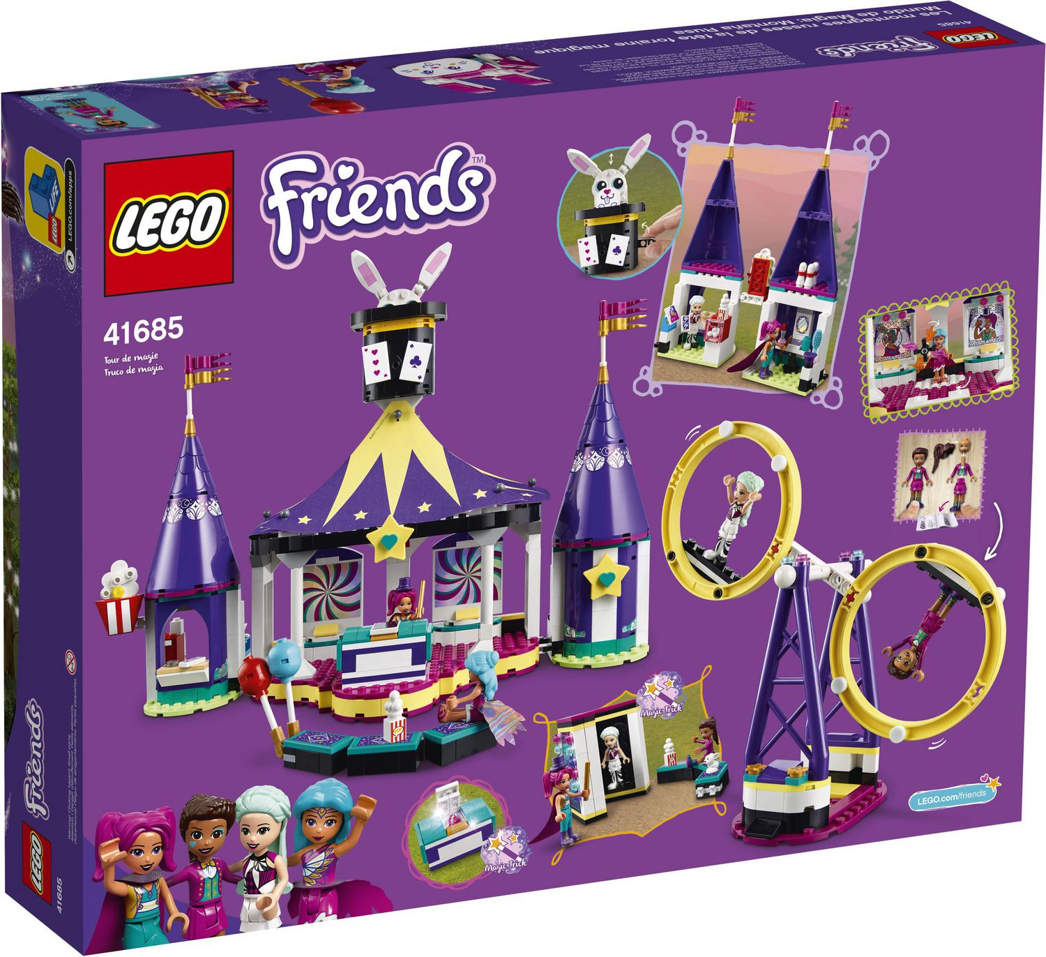 LEGO Friends Magical Funfair Roller Coaster 41685 Toy Building Kit