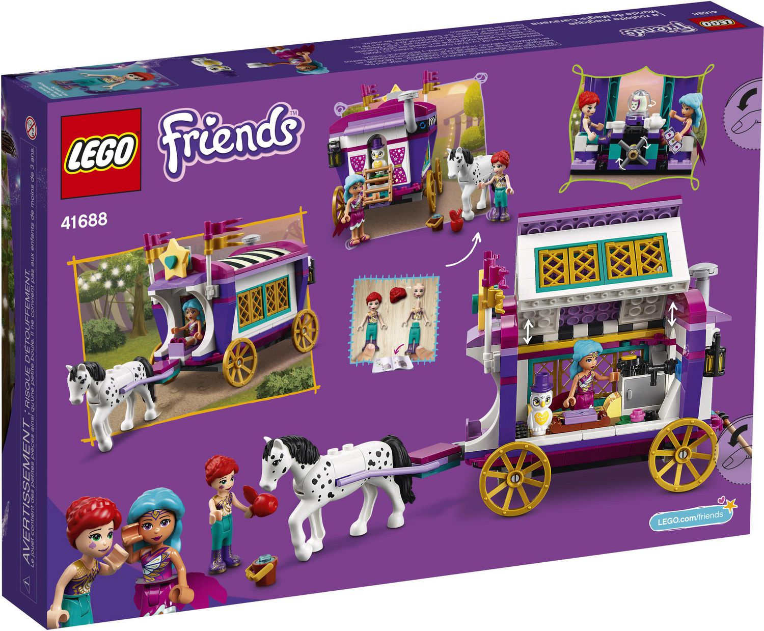 LEGO Friends Magical Caravan 41688 Toy Building Kit (348 Pieces