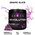 thumbnail image 2 of Revolution Nutrition, Bull Dose Rush, Pre Workout Powder, Citrulline Malate, Helps Improve Focus, For Men & Women, Supports Pumps & Strength, 438g, Grape Slice (33 Servings), 2 of 8