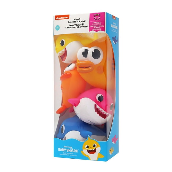 Jouets pour gicleurs de bain Baby Shark 5 gicleurs de bain Baby Shark.