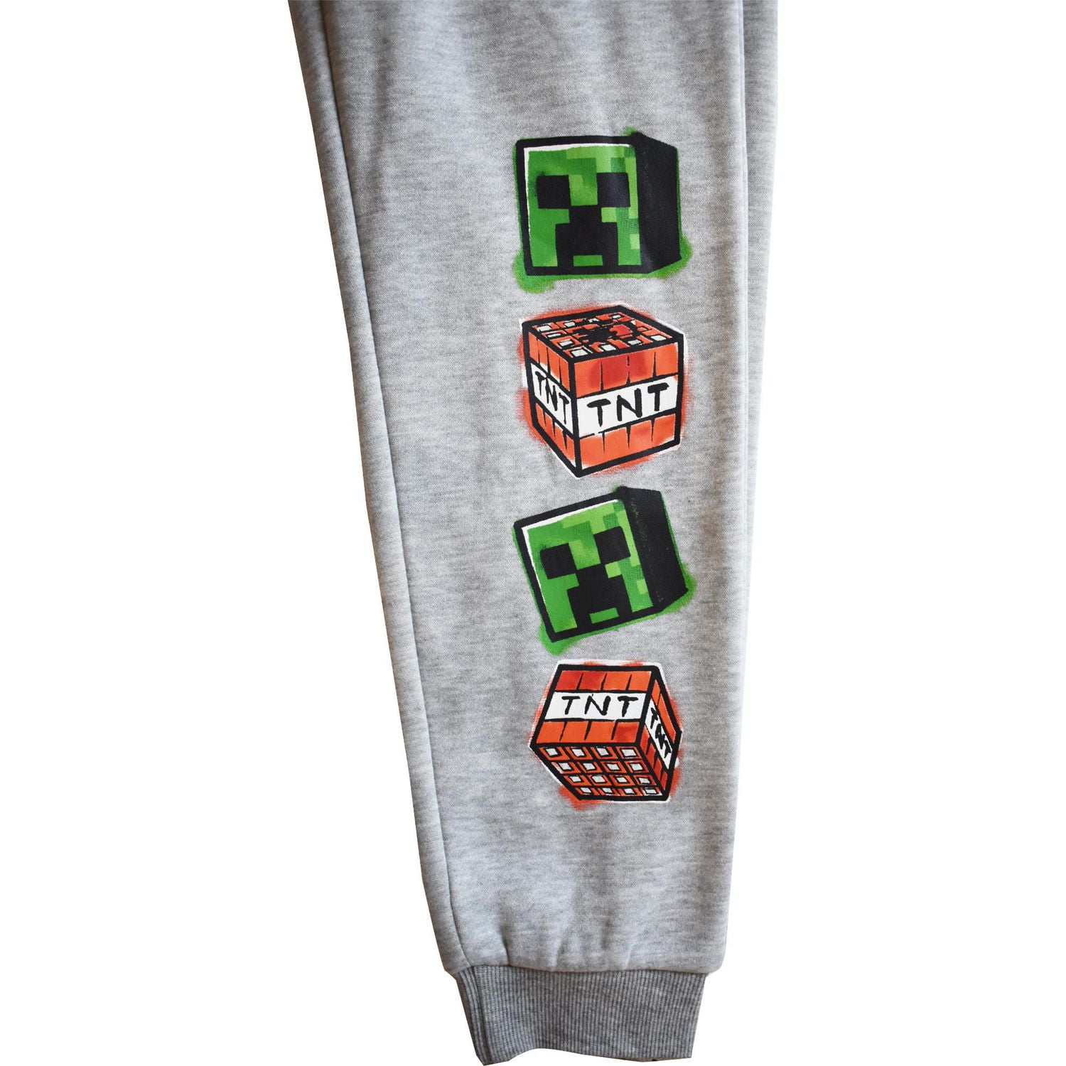 Pantalon de jogging Minecraft Creeper TNT Heads avec cordon de serrage pour garçon