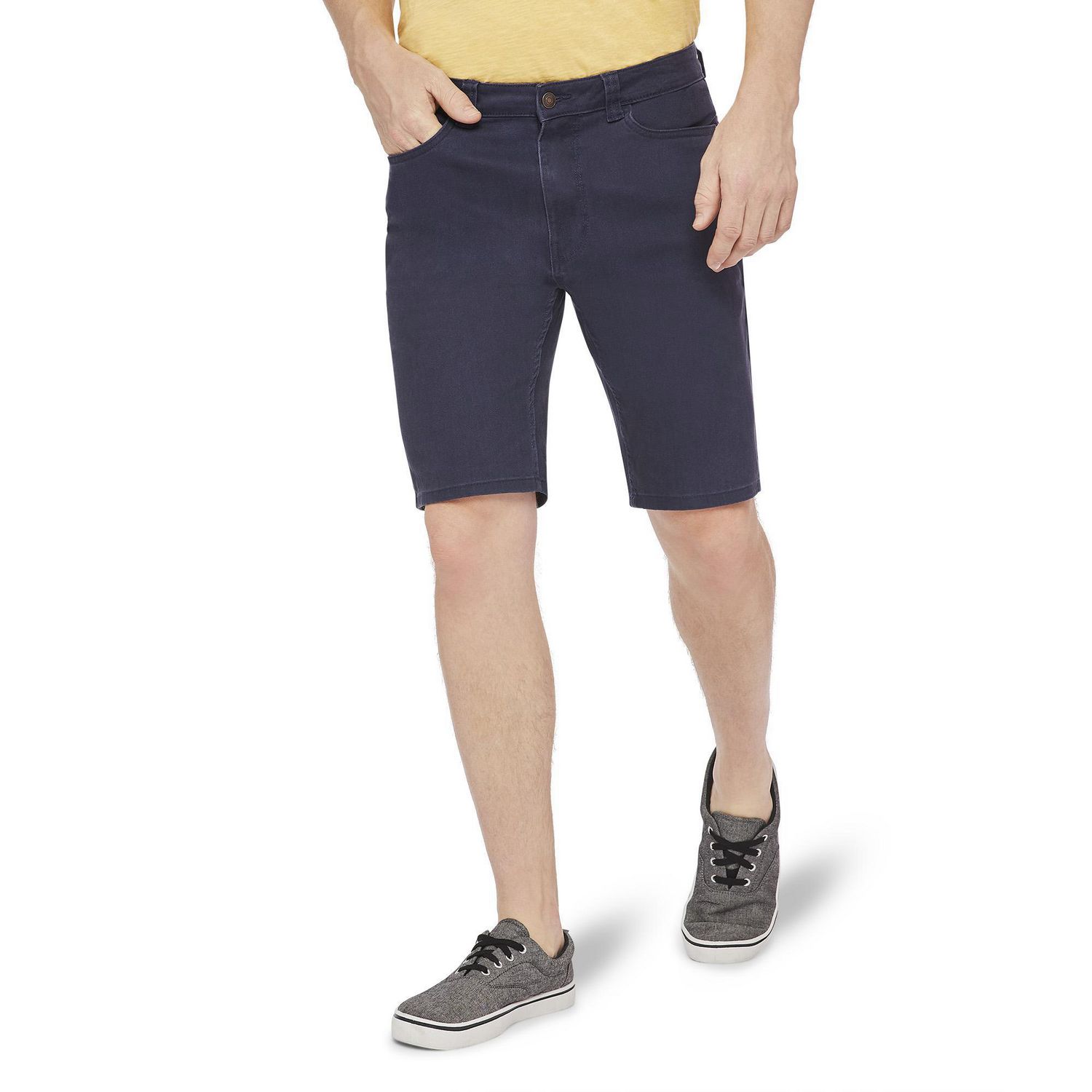 Plus Men's Slim Fit Denim Shorts Walmart Canada