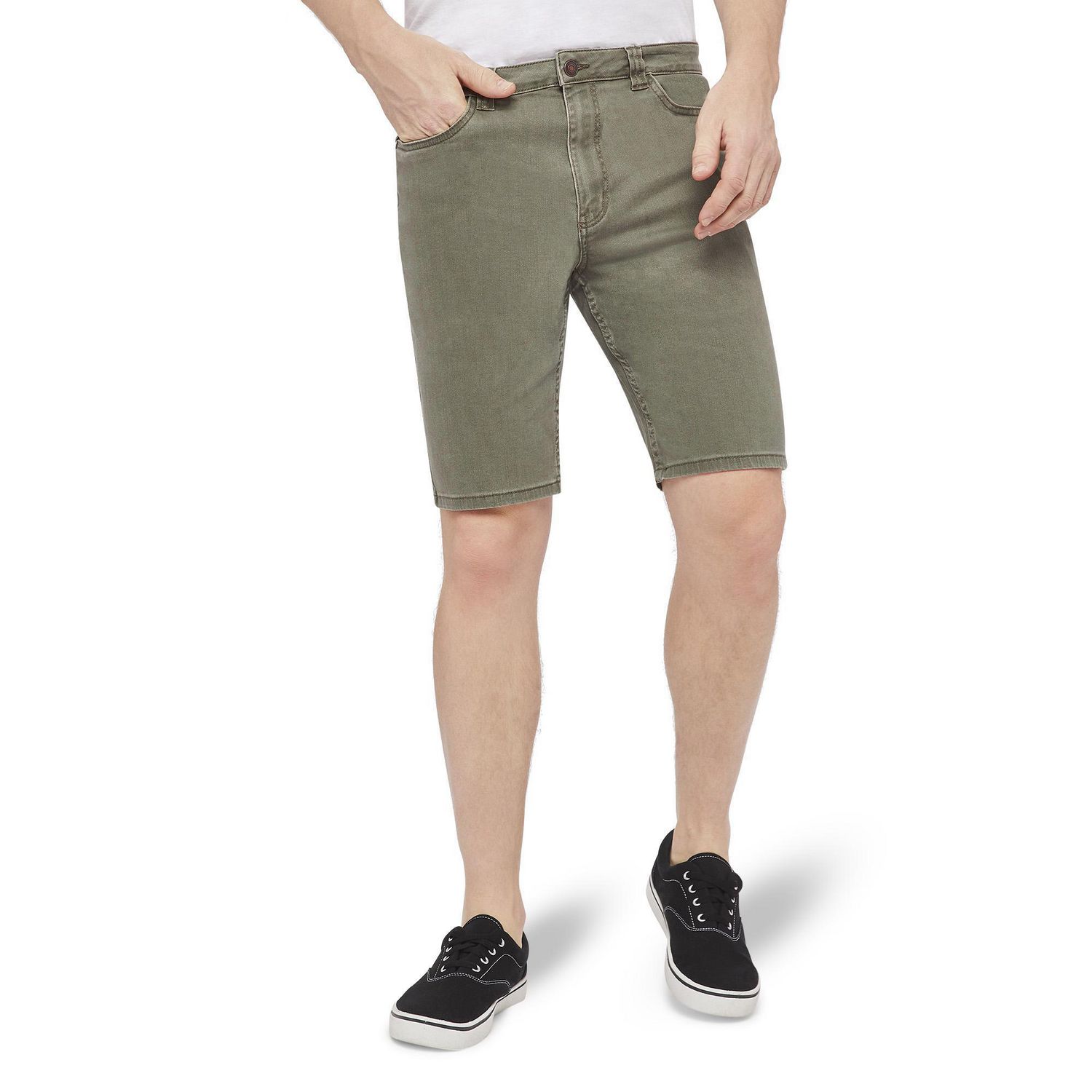 Men's Slim Fit Denim Shorts Walmart Canada