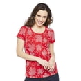 thumbnail image 1 of George Women's Printed Canada Day Tee, 1 of 2