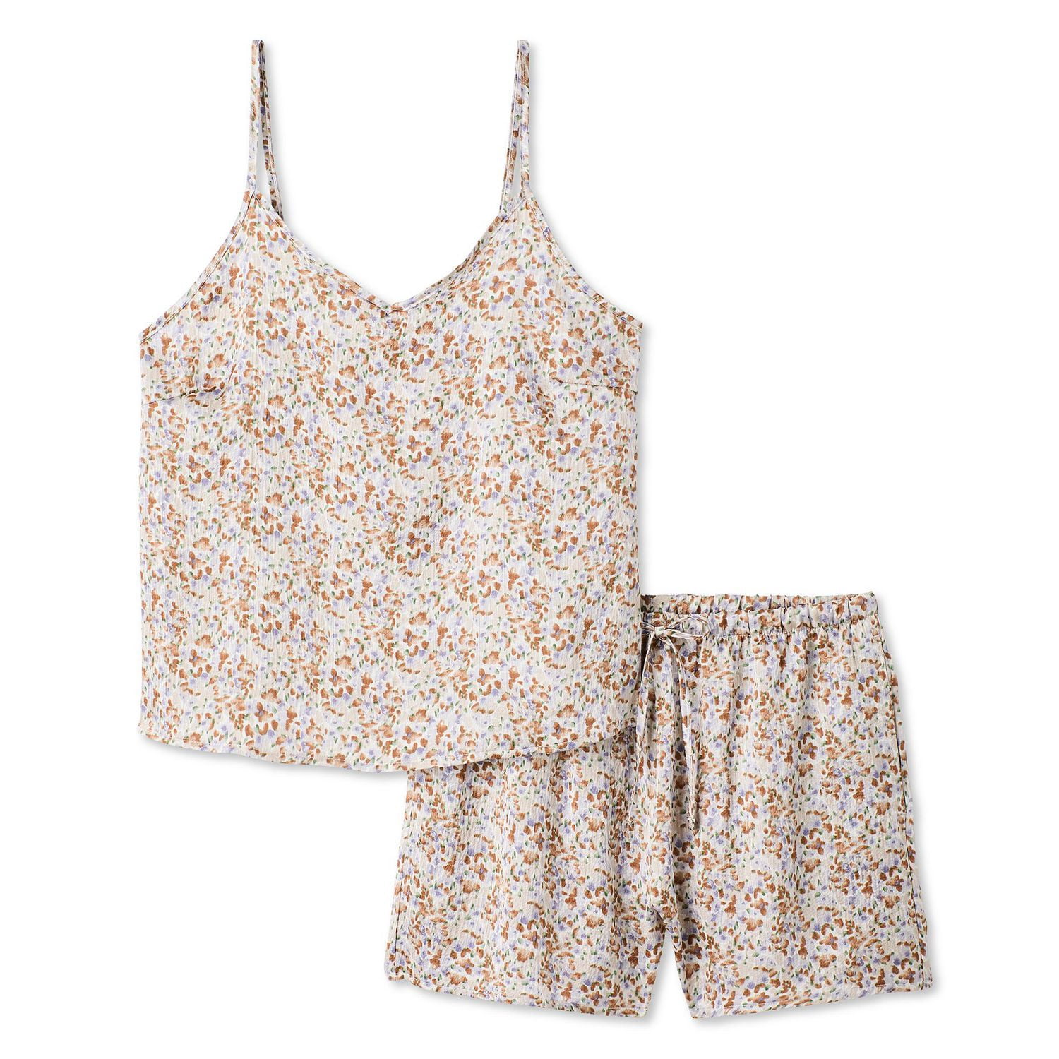 George Women's Two Piece Satin Pajama Set