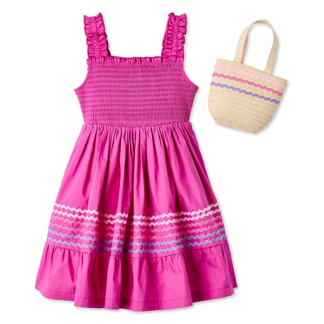 Ensemble 2 pièces avec robe et sac à main George pour petites filles