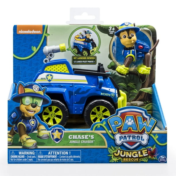 Véhicule-jouet Cruiser de la jungle de Chase Jungle Rescue de La Pat' Patrouille