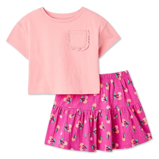 Ensemble 2 pièces avec jupe George pour petites filles