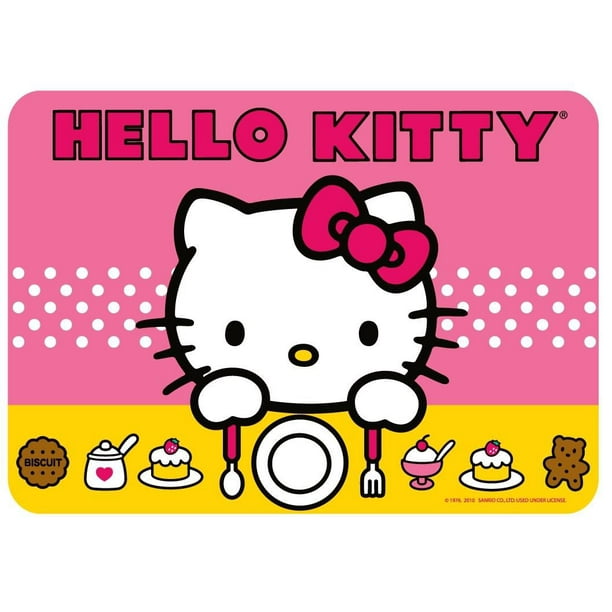 Napperon "Time to Eat" Hello Kitty