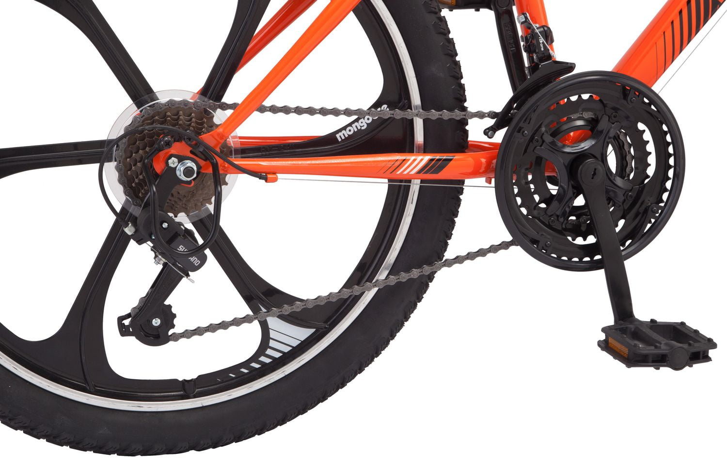 Mongoose orange mountain bike hot sale