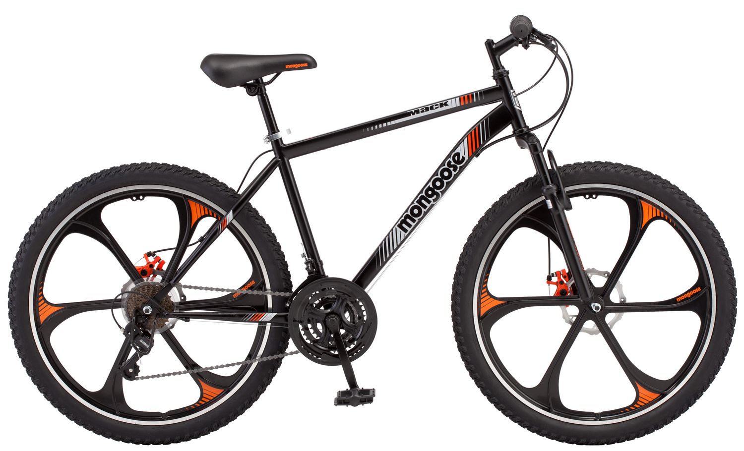 mongoose mountain bike with disc brakes