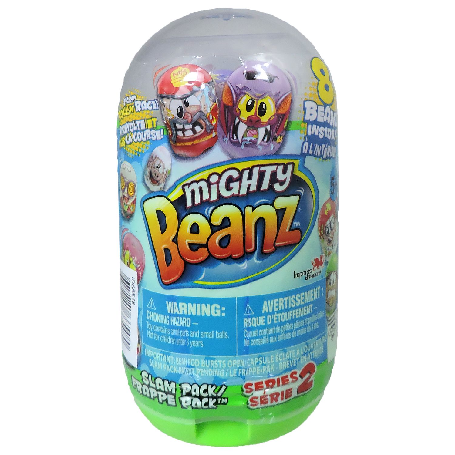 Mighty Beanz Slam Pack Série 2 avec 8 Beanz Inside