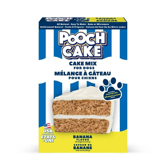 Pooch Cake mélange pour gâteau à la banane et chiens glaçage pour chiens