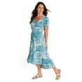thumbnail image 2 of IVY Robe Taille Smockee A Manches Courtes, 2 of 5